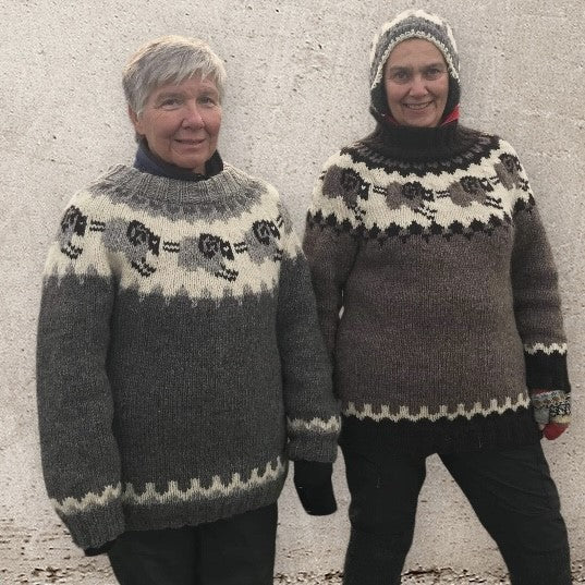 Hoppande høynnsaugenser-strikkeoppskrift