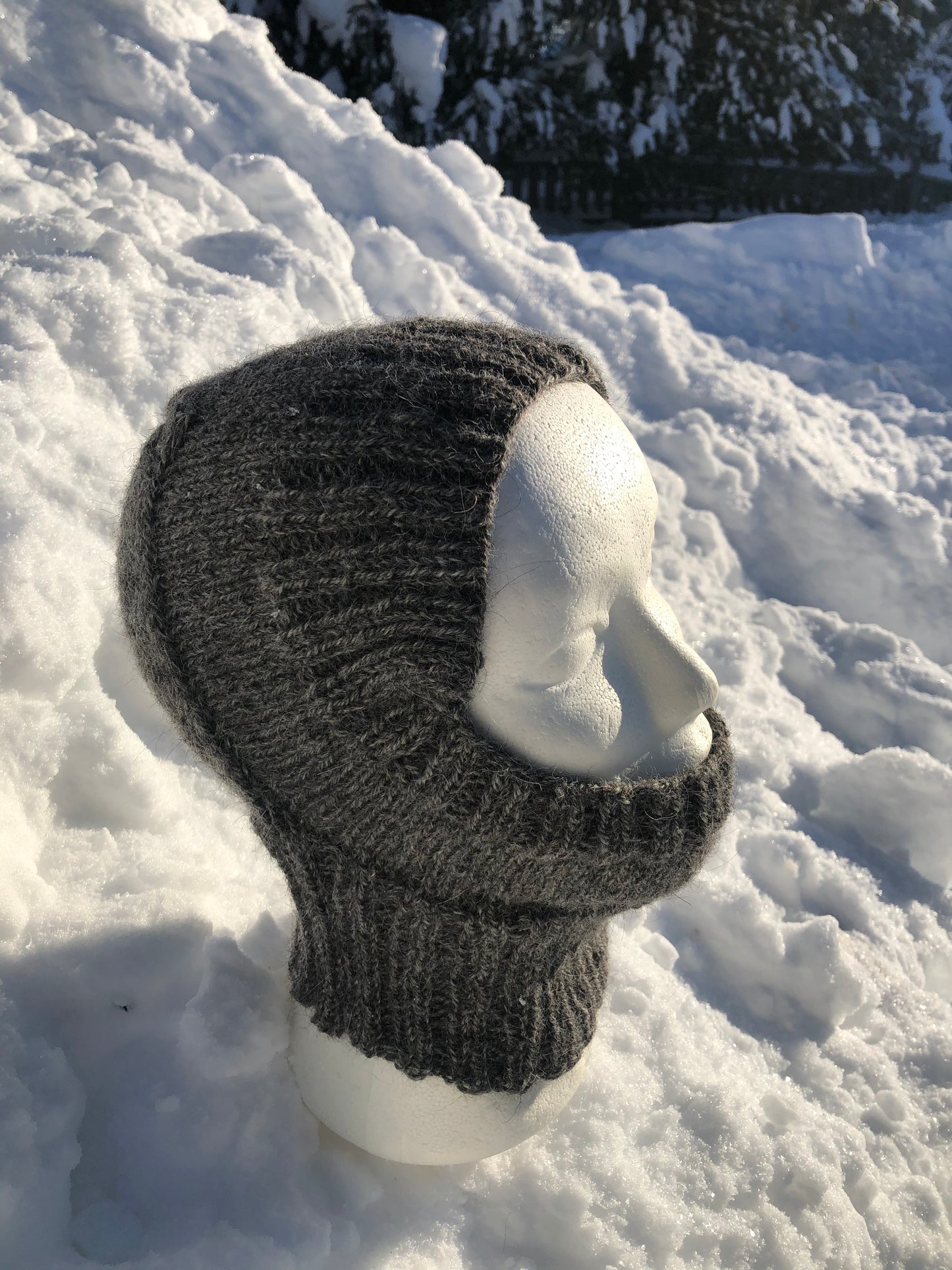 Bildet av finnlandshette, som vi selger oppskrift og garn til.