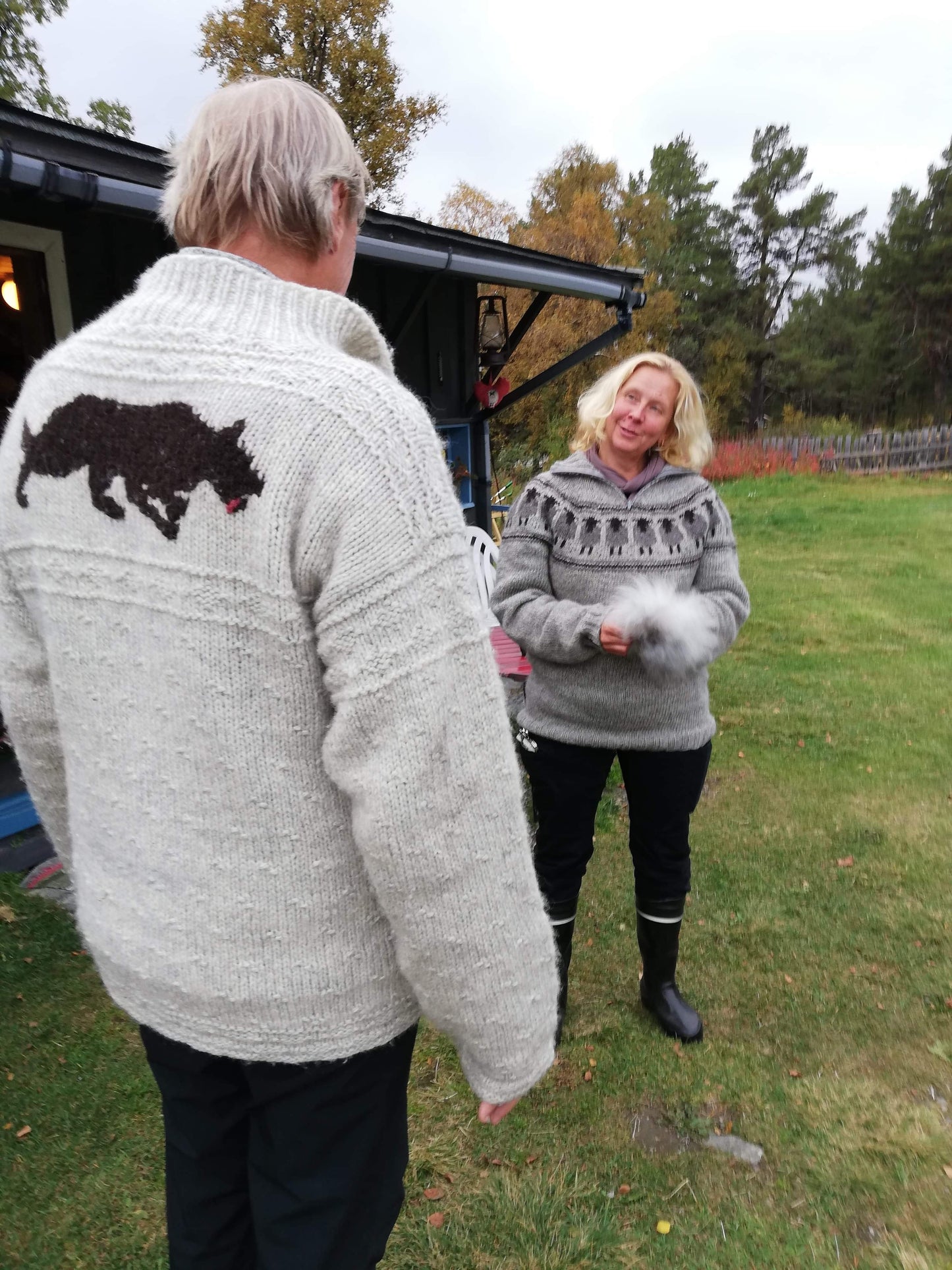 Ørjan sin kelpie genser-strikkeoppskrift